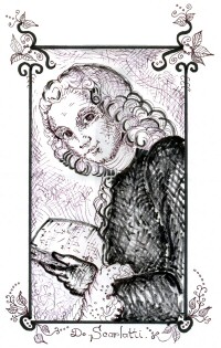 Domenico Scarlatti - autoarea portretului D.T. Gorgan
